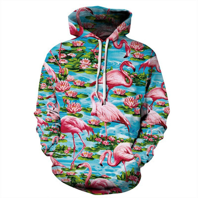 

QYDM0308Mens Hoodie 3D Printed Women Pullover Sweater