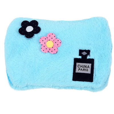

ShangGlan fashion hand warmers detachable&washable warm baby electric hot water bottle injection water warm water bag warm foot treasure electric warm treasure fleece comfortable blue