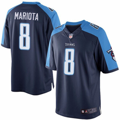 

Mens Tennessee Titans Marcus Mariota Nike Navy New 2018 Game Jersey