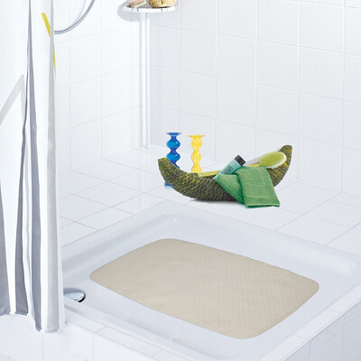 

Jingdong Supermarket] Germany Reid RIDDER rectangular foot massage bath mats PVC environmental protection material 38 × 72cm milky white 66081