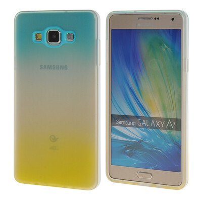 

MOONCASE Galaxy А7 Дело Радуга Гибкая Прочный силиконовый гель ТПУ Тонкий чехол для Samsung Galsxy A7 / A01