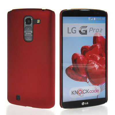 

MOONCASE Hard Rubberized Rubber Coating Devise Back чехол для LG Optimus G Pro 2 F350 Red