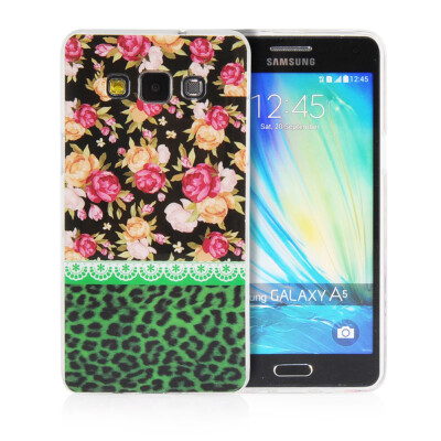 

MOONCASE Flowers Soft Flexible Silicone Gel TPU Skin Shell Back ЧЕХОЛ ДЛЯ Samsung Galaxy A5