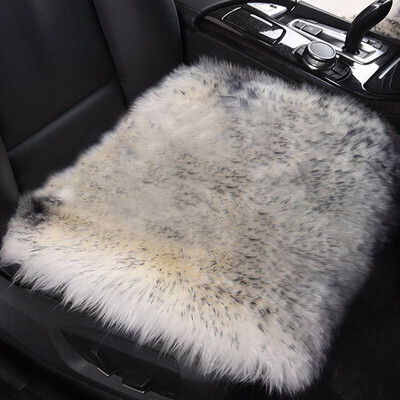 

Universal Australian Pure Natural Wool Seat CoverThirteen Colors Winter Car Cushion 1 PCS Lot Free Shipping For Russian
