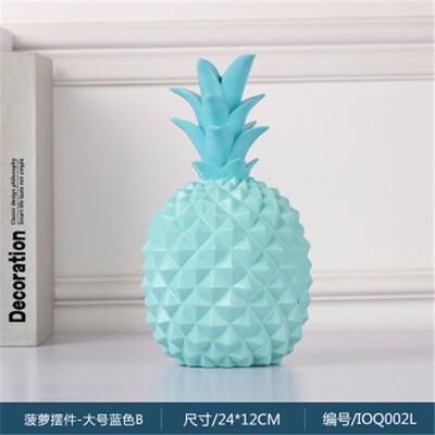 

Nordic ins resin pineapple Piggy Bank figurines bedroom personality decoration living room TV cabinet decorative ornaments