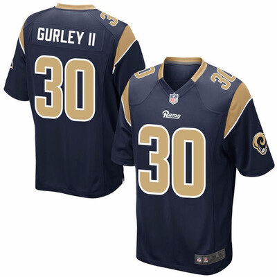 

Mens Los Angeles Rams Todd Gurley Navy Game Jersey
