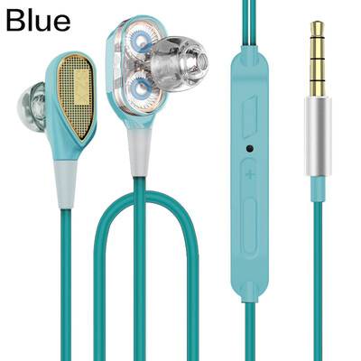 

STONEGO In-Ear Stereo Headphones Dual Dynamic Drivers 35mm Earphones with Mic Volume Control High Resolution Heavy Bass Earbuds