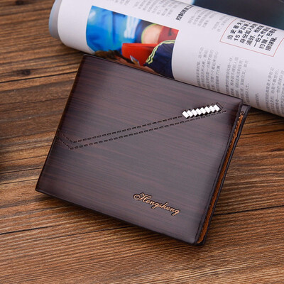 

Mens short wallet mens horizontal wallet young drivers license wallet student soft leather wallet ticket tide