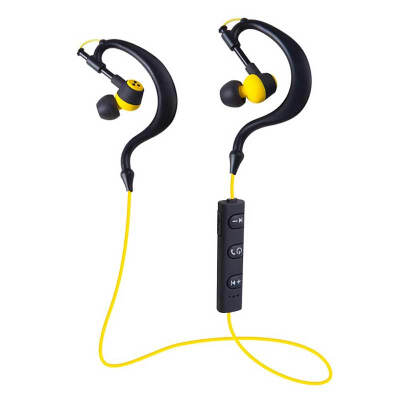 

Sports Headphone, Syllable D700 Bluetooth Wireless Headsets Hands-free Calling In-line Volume Control Built-in Microphone Mic Ear Hook Gym Gear Sweatproof In Ear Fit Earphone for Smart Phones Tablets