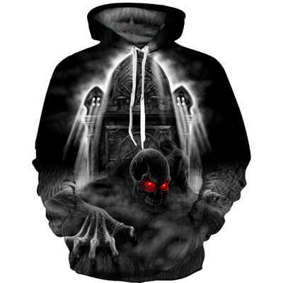 

Mens Hoodie 3D Printed Women Pullover Sweater