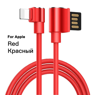 

HOCO Mobile Phone Cables 90 degree USB Type C Cable 2A USB-C Cable Fast Charging Data Cable For Samsung S9 Xiaomi 6X Huawei P10