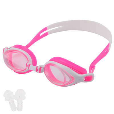 

Alice aryca high-definition swimming goggles men and women waterproof anti-fog swimming glasses diving mirror WG6-B pink ear