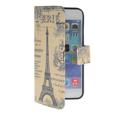 

MOONCASE Pattern Style Leather Side Flip Wallet Card Slot Pouch Stand Shell Back Case Cover For Apple iPhone 6 Plus