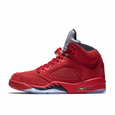 

Nike Air Jordan 5 red Suede AJ5 Mens Breathable Basketball Shoes Sports Sneakers