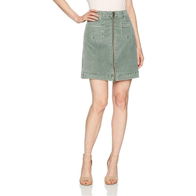

JAG jeans womens mccamey front zip skirt delicate corduroy
