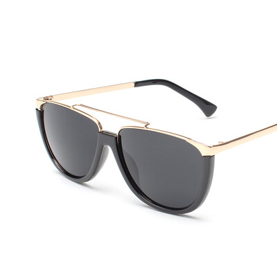 

FEIDU Fashion Cat Eye Sunglasses Women Brand Designer Half Frame Mirrored Sun Glass For Women Oculos De Sol Feminino