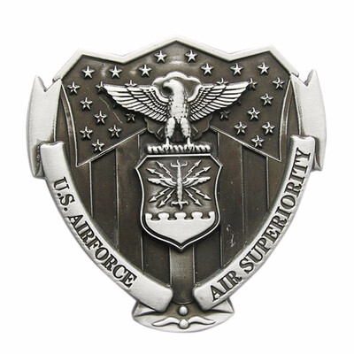 

New Vintage American Pride US Air Force Hero Flag Belt Buckle Gurtelschnalle Boucle de ceinture