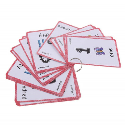 

35 Pieces Ordinal Numbe Flash Cards-English word learning card&pocket size flash card for Preschool-English Vocabulary Cards