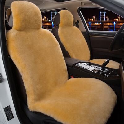 

100 Real Whole Sheepskin Cashmere Car Seat CoverSuper Warm Fur Car Seat CushionWholesale High Quality car seat WSCP01