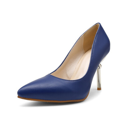 

IDIFU Womens Sexy Pointed Toe Stiletto High Heels Slip on Dress Pumps Shoes