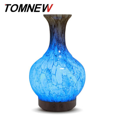 

TOMNEW 100ml Glass Aromatherapy Essential Oil Diffuser Ultrasonic Aroma Diffuser Cool Mist Air humidifier for Home Office or Spa