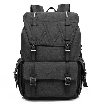 

Unisex Fashion Backpacks Hasp String Opening Men Women School Backpack for 156" Laptop Waterproof Large-capacity Backpack