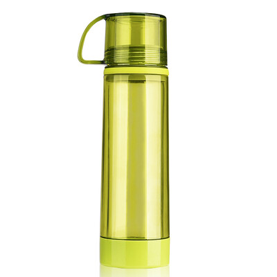 

Зеленые бусины lvzhu 500ml творческий стеклянный вкладыш пластиковая оболочка двойной анти-горячей переносной бутылки для воды PB1301 зелёный