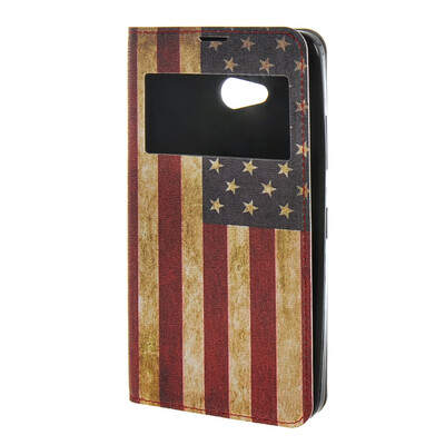 

MOONCASE чехол for Microsoft Lumia 640 Тонкий флип кожаный бумажник карты и Kickstand крышки случая / a05