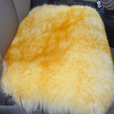 

Universal 100 Australian Pure Natural Wool Seat Cover12 Colors Winter Car Cushion 1 Whole Sheep Skin Seat Cushion Auto WSC_05