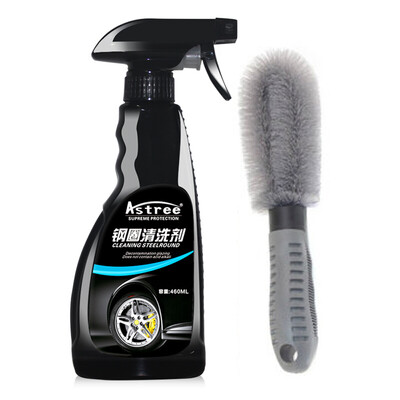 

Astree lacquer iron powder remover aluminum alloy wheel rim cleaning agent wheel refurbishment except oxidation body rust remover car paint yellow point removal cleaning wheel cleaning agent