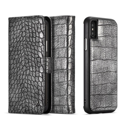 

2in1 Crocodile Pattern For iphone x cover For iphonex leather PU thin case luxury case For Apple iphone 8 7 plus