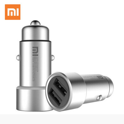 

Original Xiaomi Car Charger Dual USB Car-Charger Fast Charging Quick Charge Car Chargers Competiable with Most Phones Tablet PC