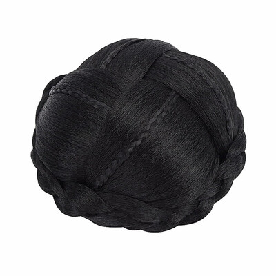 

Synthetic Hair Chignon Braided Hair Bun Extensions Clip in Hair Buns Daily Wedding Daily Chignon