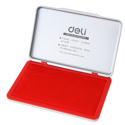 

Effective deli 9892 metal square medium seconds dry printing table red