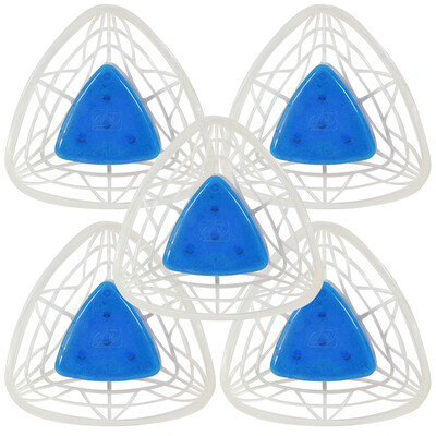 

Spring breeze urinal deodorant diaper scent triangle 5 packs bathroom deodorant aromatherapy fragrance filter