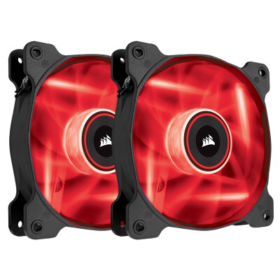 

USCorsair AF120 two LED silent version of the high volume chassis fan (LED red / 12CM