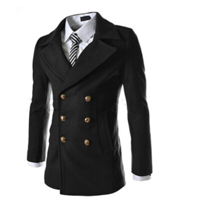 

Zogaa Autumn And Winter New Men's Wool Coat Double-breasted