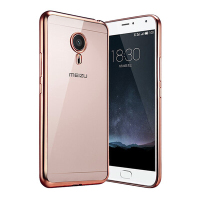 

MOONCASE Soft TPU Transparent Back Plating Side Case Cover for Meizu M2 Note Meilan Note2/Meizu Pro 5