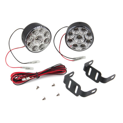 

2pcs 2.7W LED DRL Lamp Light Flood Beam Off-road Car Truck Boat SUV New