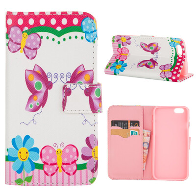 

MOONCASE ЧЕХОЛ ДЛЯ iPhone 6 / 6S (4.7") Flip PU Leather Fold Wallet Card Slot Kickstand Back [Pattern series] /a14