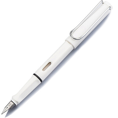 

Hero 359 Iraurita Pen with EF Nib in White Get 6 Ink Sacs for Free