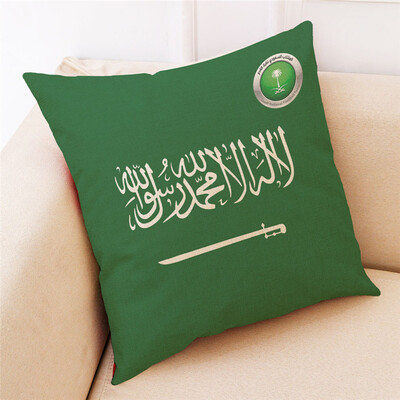 

Russia World Cup 2018 32 Teams Logo Cotton&Linen Pillowcase Bar Club Sofa Pillow Pillow Fans Souvenir