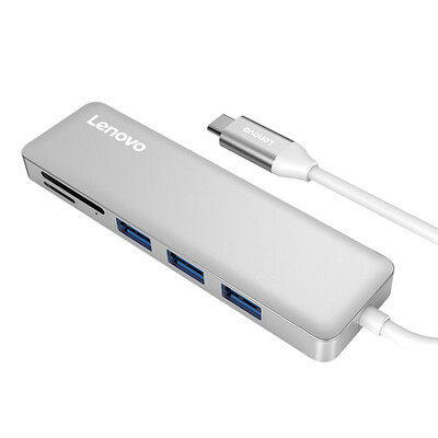 

Lenovo 5-in-1 USB Type-C to 3 Ports USB 30 Adapter 5Gbps High-Speed