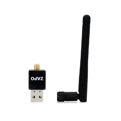 

Romacci ZAPO W90 24G Wireless WiFi Adapter USB20 Wireless Network WiFi Adapter W Antenna for Laptop Desktop Tablet PC Black