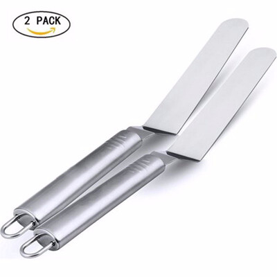 

Premium Multipurpose Angled Icing Spatula Cake Frosting Spatula High Grade Stainless Steel Baking&Cake Decorating Supplies