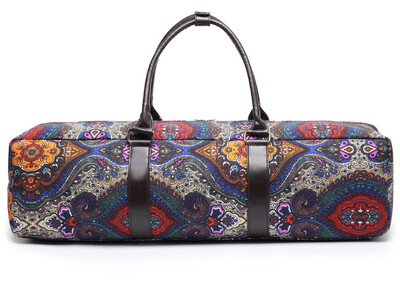 

Elenture Canvas Yoga Mat Tote Bag with Storage Pockets Fits Most Size Yoga Mats ---Celestial