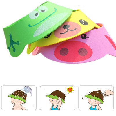

NicerDicer Shampoo Shower Bathing Protect Soft Cap Hat for Baby Children Kid Bath Safe