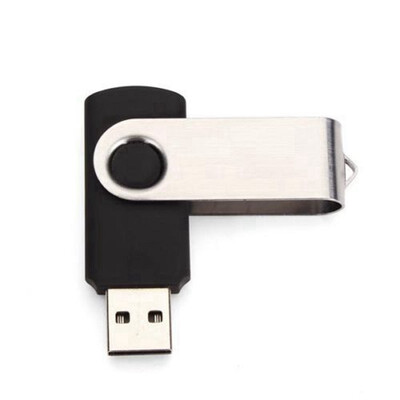 

64GB Black with Silver Swivel USB 2.0 Flash Memory Stick Thumb Drive Pen U-Disk
