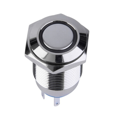 

New 12V Metal Angel Eye LED Car illuminated Momentary 16mm Push Button Switch