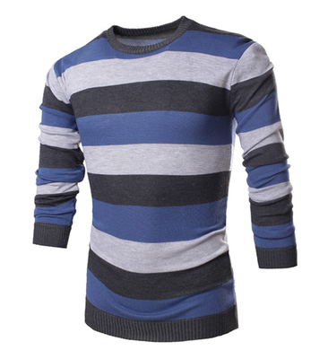 

Zogaa New Men's Sweater Classic Round Collar